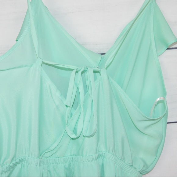 BCBGeneration | Midi Mint Green Dress Size Large - Picture 2 of 9